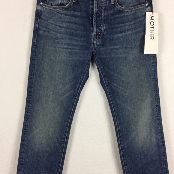 NWT Mother The Neat Ankle Step Men’s Jeans Bootcamp Straight Button Fly Size 30 - Picture 10 of 16